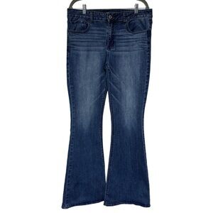 American Eagle Outfitters Women's Boot Cut Jeans - Dark Blue